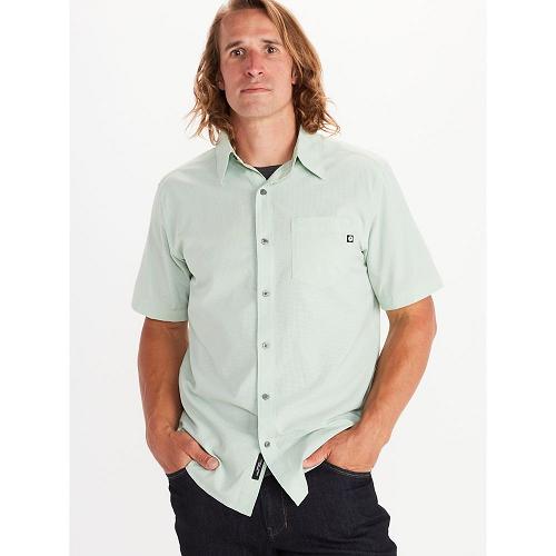 Marmot Clothes Green NZ - Aerobora Shirts Mens NZ124637